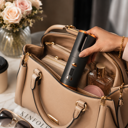 Automatic Wireless Hair Curler – USB Rechargeable, Portable Styling Tool🪻